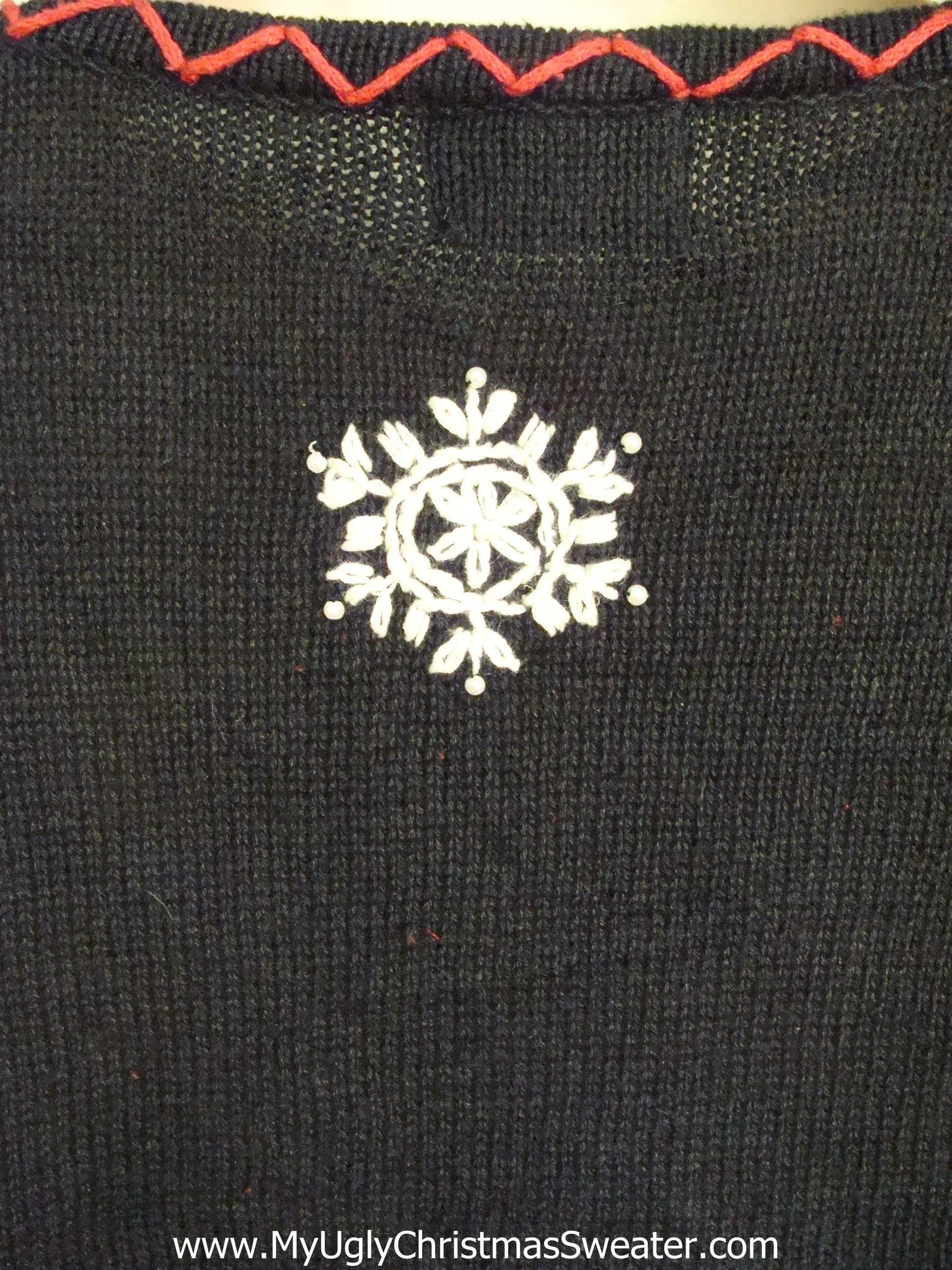 Snowman Party Cute Christmas Sweater Vest with Lights